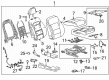 Chevy Bolt EV Seat Covers Diagram - 42789687