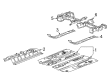Chevy Spark Floor Pan Diagram - 42444447