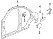 Chevy Metro Fuel Door Diagram - 30013522