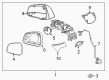 Chevy Trax Mirror Actuator Diagram - 42492888