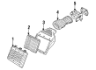 Chevy Corvette Air Filter Box Diagram - 10186111