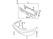 Chevy Metro Bumper Cover Diagram - 91173989
