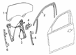 Cadillac XT4 Door Seal Diagram - 42855736