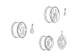 Pontiac Montana Wheel Cover Diagram - 9597567