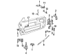 Cadillac Allante Exterior Door Handle Diagram - 3540693