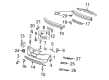 Saturn Bumper Cover Diagram - 19120698