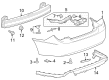 Chevy Sonic Bumper Cover Diagram - 95460671