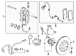 Chevy Camaro Brake Pads Diagram - 22990624
