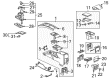 Cadillac SRX Automatic Transmission Shift Levers Diagram - 15146473