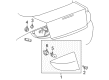 Pontiac Tail Light Diagram - 22751400