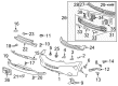 Chevy Captiva Sport Bumper Cover Diagram - 22949861
