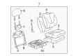 Chevy Silverado 2500 Seat Covers Diagram - 89040922