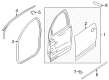Chevy SS Weather Strip Diagram - 92280415