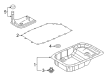 Chevy Silverado 3500 HD Transmission Pan Diagram - 24297102