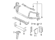 Chevy Trailblazer EXT Radiator Support Diagram - 89025314
