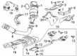 Cadillac XT6 Catalytic Converter Diagram - 55516909