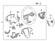 Cadillac ATS Steering Wheel Diagram - 84304437