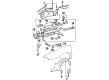 Oldsmobile Aurora Fender Splash Shield Diagram - 25678181