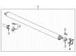 Cadillac Escalade Drive Shaft Diagram - 84997912