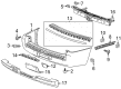 Chevy Suburban Bumper Cover Diagram - 23324499