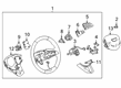 Cadillac XT4 Automatic Transmission Shift Position Sensor Switch Diagram - 13528950
