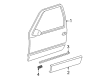 Chevy Silverado 2500 HD Classic Door Moldings Diagram - 88979995