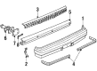 Buick Century Bumper Cover Diagram - 10055023