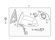 Saturn Car Mirror Diagram - 22791359