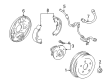 Pontiac Vibe Backing Plate Diagram - 88971158