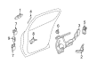 Buick Park Avenue Exterior Door Handle Diagram - 25699183