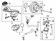 Chevy Brake Master Cylinder Reservoir Diagram - 95379886