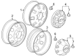 GMC Sierra 3500 HD Spare Wheel Diagram - 84830468