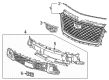Cadillac Escalade ESV Grille Diagram - 84966418