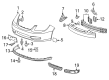 Pontiac Bumper Cover Diagram - 19120185