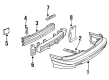 Chevy Lumina Bumper Cover Diagram - 10053300