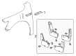 Buick Mud Flaps Diagram - 26684985