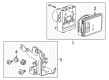 Chevy ABS Pump And Motor Assembly Diagram - 84778360