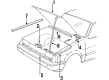 Chevy Nova Hood Release Cable Diagram - 94841583