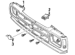 Chevy S10 Blazer Grille Diagram - 12384611