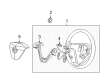 Cadillac STS Steering Wheel Diagram - 15146426