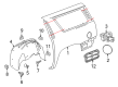 Chevy Suburban Fuel Door Diagram - 22796505