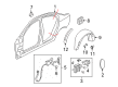Pontiac G8 Fuel Door Diagram - 92219640