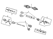 Pontiac Bonneville CV Joint Diagram - 26075589