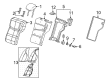 Cadillac CT5 Seat Covers Diagram - 84767205