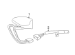 Buick Antenna Mast Diagram - 84098589