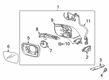 Buick Car Mirror Diagram - 84077035