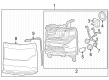 Chevy Silverado 1500 LD Turn Signal Light Connector Diagram - 23382205