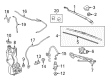 Cadillac Wiper Linkage Diagram - 23282658