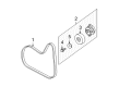 Saturn V-Belt Diagram - 12581696