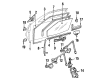 Chevy Exterior Door Handle Diagram - 20332644